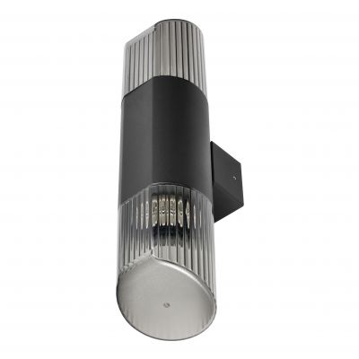PEONIA oprawa ogrodowa hermetyczna 2xE27 max. 2x15W  IP54 czarna AD-OP-6580BE27PP Orno (AD-OP-6580BE27PP)