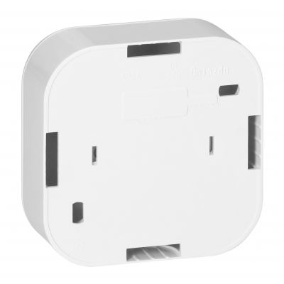 Gniazdo pojedyncze natynkowe 2p+Z 16A, 250V, FAN, biały (NT-16F BIAŁY)