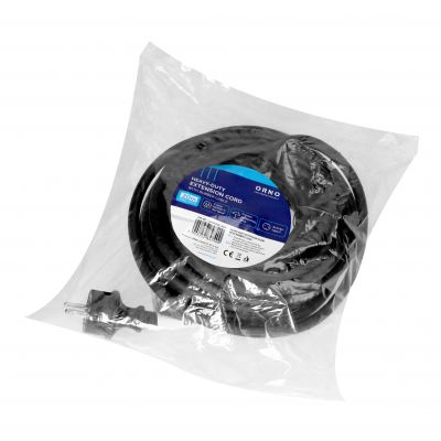 Przedłużacz warsztatowy bryzgoszczelny IP44, 1x2P+Z 20m,kabel gumowy olejoodporny H07RN-F 3x1,5mm2, (OR-AE-13290(GS)/20M)
