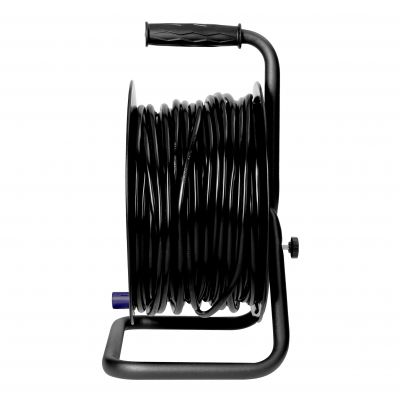Przedłużacz bębnowy 4 gniazda 2P+Z kabel PVC H05VV-F 3x1,5mm2 długość - 50m STAŁE GNIAZDA termi ORNO (OR-AE-13292/50M)
