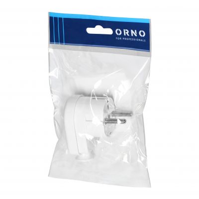 Wtyczka kątowa Uni-Schuko 16A, 230V, biała (OR-AE-13305/W)