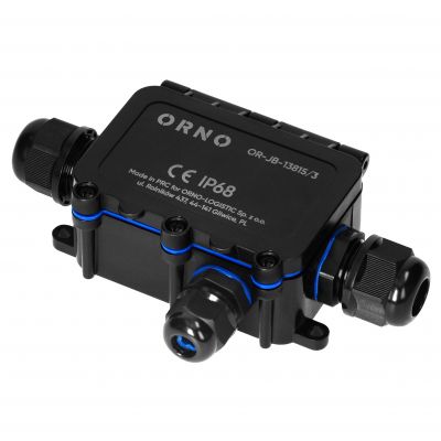 Puszka natynkowy HD IP68, 0,5-6,0mm2 ,2 dławnice M20, 1 dławnica M16 (OR-JB-13815/3)