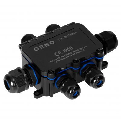 Puszka natynkowy HD IP68, 0,5-6,0mm2 ,2 dławnice M20, 4 dławnice M16 (OR-JB-13815/6)