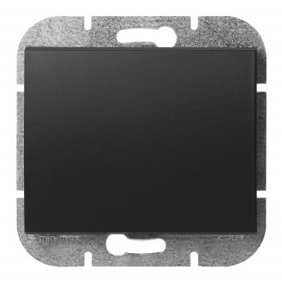 Łącznik podtynkowy jednobiegunowy Onyx, 10A, 250V, WP-1O, czarny (OR-OE-7500/B)