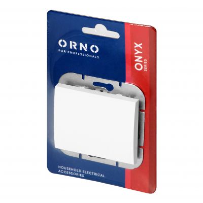 Łącznik podtynkowy jednobiegunowy Onyx, 10A, 250V, WP-1O, biały (OR-OE-7500/W)