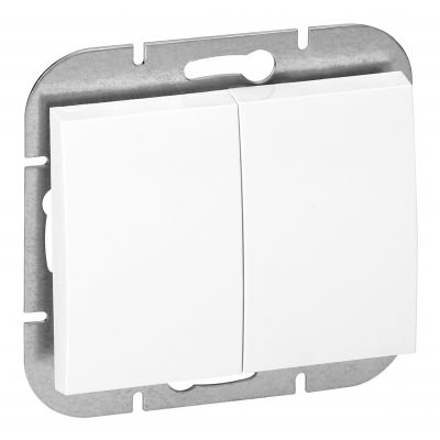 Łącznik podtynkowy świecznikowy Onyx, 10A, 250V, WP-2O, biały (OR-OE-7501/W)