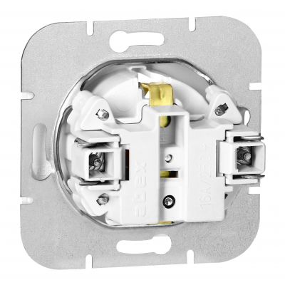 Gniazdo pojedyncze podtynkowe 2P+Z Schuko Onyx, 16A, 250V, PT-17O, biały (OR-OE-7505(GS)/W)