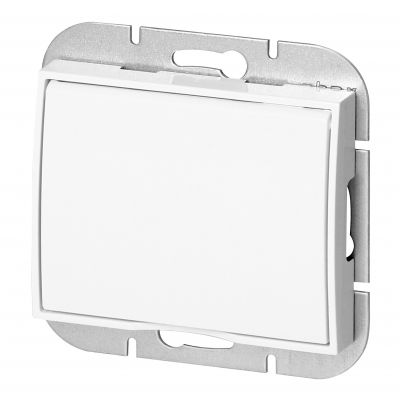 Gniazdo pojedyncze podtynkowe 2P+Z Schuko bryzgoszczelne z klapką Onyx, 16A, 250V, PT-17OH, biały (OR-OE-7505(GS)/WW)