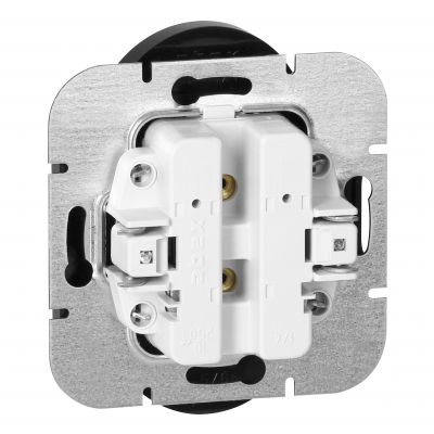 Gniazdo podwójne podtynkowe 2x2P+Z Onyx, 16A, 250V, PT-6OR, czarny (OR-OE-7506/B)
