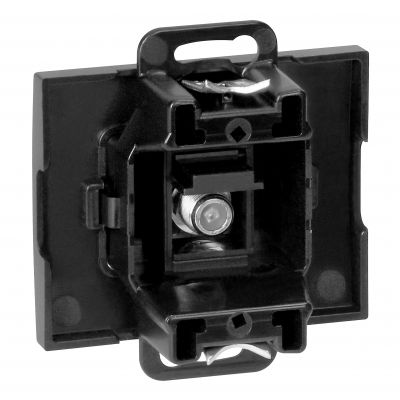 Gniazdo pojedyncze typ F Onyx, TV/F-F/O1, czarny (OR-OE-7514/B)