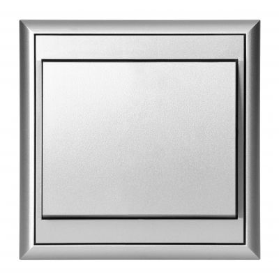 Łącznik podtynkowy jednobiegunowy Luna, 10A, 250V, WP-1L, srebrny (OR-OE-7600/G)
