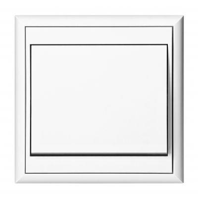 Łącznik podtynkowy jednobiegunowy Luna, 10A, 250V, WP-1L, biały (OR-OE-7600/W)