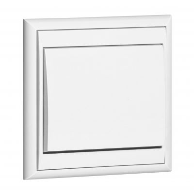 Łącznik podtynkowy jednobiegunowy Luna, 10A, 250V, WP-1L, biały (OR-OE-7600/W)