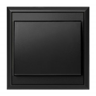 Łącznik podtynkowy schodowy Luna, 10A, 250V, WP-5L, czarny (OR-OE-7602/B)