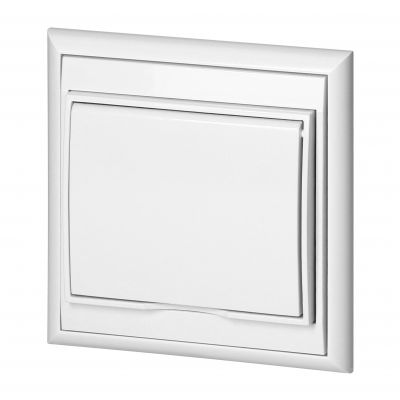 Gniazdo pojedyncze podtynkowe 2P+Z, bryzgoszczelne z klapką Luna, 16A, 250V, PT-16LH, biały (OR-OE-7605/WW)