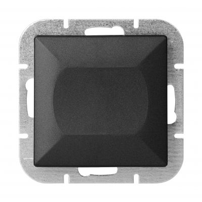 Łącznik krzyżowy podtynkowy Pearl, 10A, 250V, WP-8P, czarny (OR-OE-7703/B)