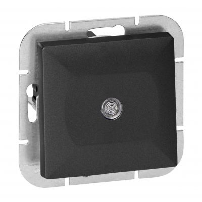 Łącznik krzyżowy podtynkowy z podświetleniem Pearl, WP-8P/S, czarny (OR-OE-7703/P/B)