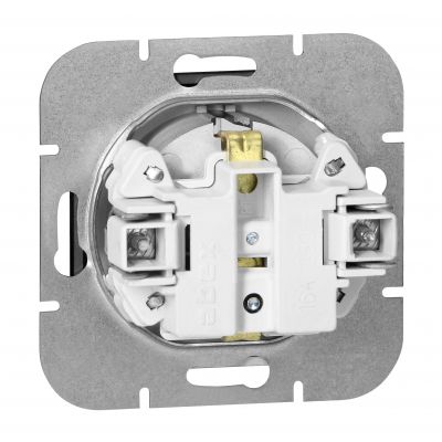 Gniazdo pojedyncze podtynkowe 2P+Z Schuko Pearl, 16A, 250V, PT-17P, czarny (OR-OE-7705(GS)/B)