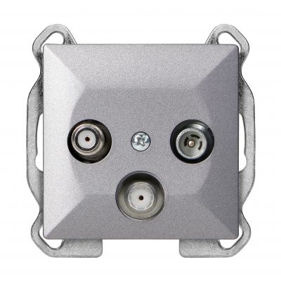 Gniazdo abonenckie ,,RTV/SAT" Pearl, GAPS-2P, antracyt (OR-OE-7713/RTV/SAT/A)