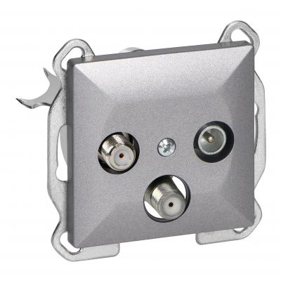 Gniazdo abonenckie ,,RTV/SAT" Pearl, GAPS-2P, antracyt (OR-OE-7713/RTV/SAT/A)