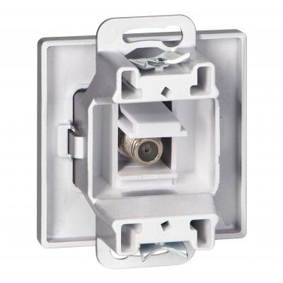 Gniazdo pojed. typu F Pearl, TV/F-F1/P1, antracyt (OR-OE-7714/A)