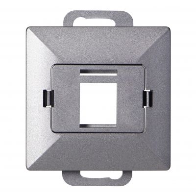 Płytka czołowa + 1xRJ45 Pearl, PC+ARJ45/P1, antracyt (OR-OE-7717/A)