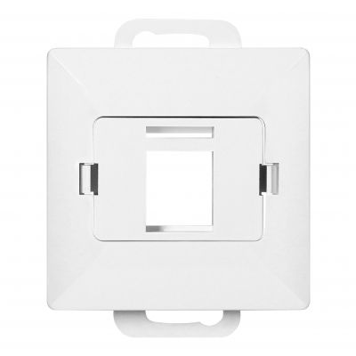 Płytka czołowa + 1xRJ45 Pearl, PC+ARJ45/P1, biały (OR-OE-7717/W)