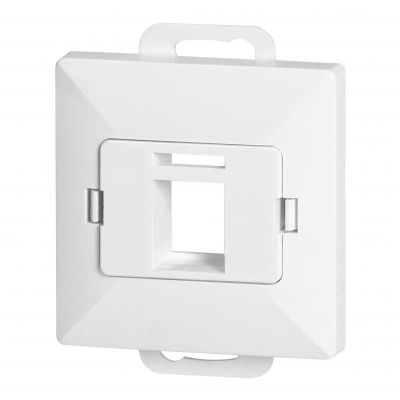 Płytka czołowa + 1xRJ45 Pearl, PC+ARJ45/P1, biały (OR-OE-7717/W)