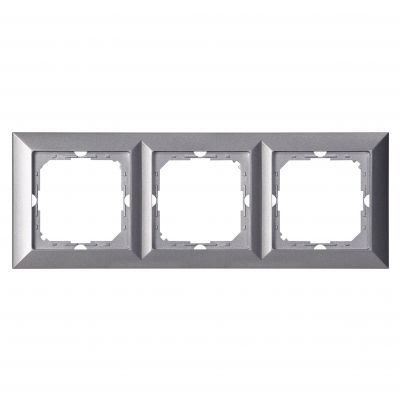 Ramka potrójna Pearl, Ra-3P, antracyt (OR-OE-7720/3/A)