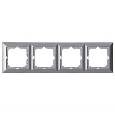 Ramka poczwórna Pearl, Ra-4P, antracyt (OR-OE-7720/4/A)