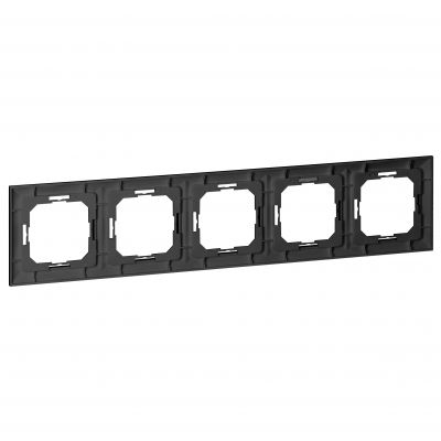 Ramka pieciokrotna Pearl, Ra-5P, czarny (OR-OE-7720/5/B)