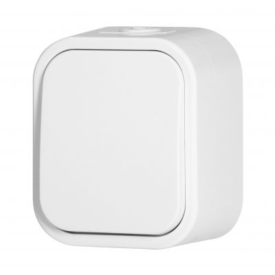 Łącznik natynkowy schodowy B2, 10A, 250V, IP54, WNT-5B2, biały (OR-OE-7802/W)