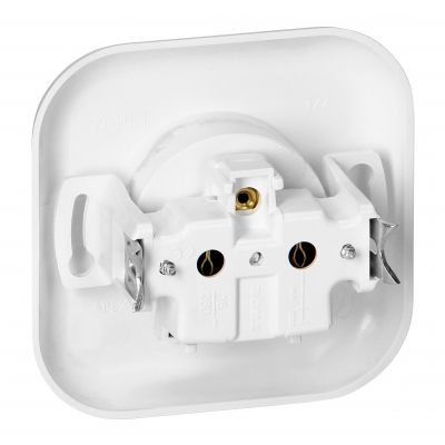 Gniazdo pojedyncze podtynkowe 2p+Z 16A, 250V, FAN, biały (PT-16F BIAŁY)