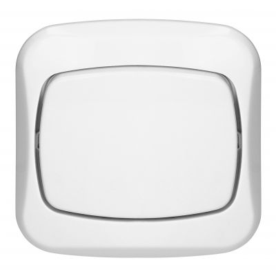 Łącznik podtynkowy 10A, 250V, 1-biegunowy, ATUT, biały (WP-1A BIAŁY)