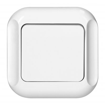 Łącznik podtynkowy 10A, 250V, 1-biegunowy, TOPAZ, biały (WP-1TB BIAŁY)