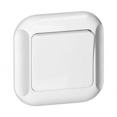 Łącznik podtynkowy 10A, 250V, 1-biegunowy, TOPAZ, biały (WP-1TB BIAŁY)