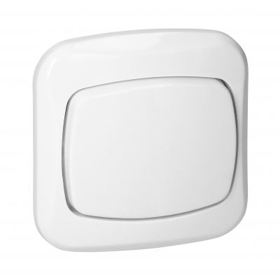 Łącznik podtynkowy 10A, 250V, schodowy, ATUT, biały (WP-5A BIAŁY)