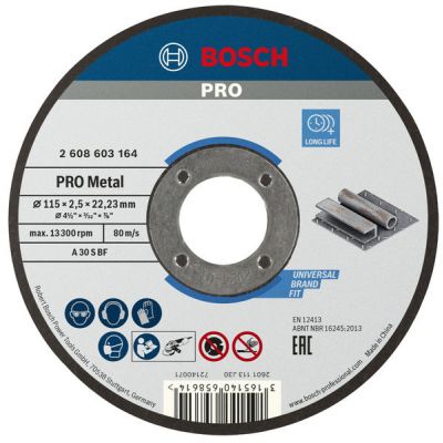 TARCZA TNĄCA METALL,LPP 115X2.5MMPR. (2608603164)