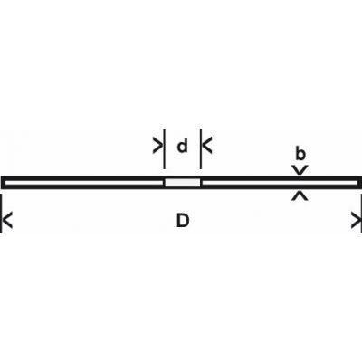 TARCZA TNĄCA INOX 125X22,23X1,0 PR RAPIDO (2608603171)