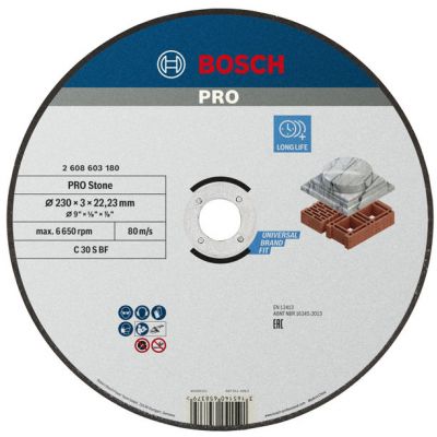TARCZA TNĄCA STONE,LPP 230X3MMPR. (2608603180)