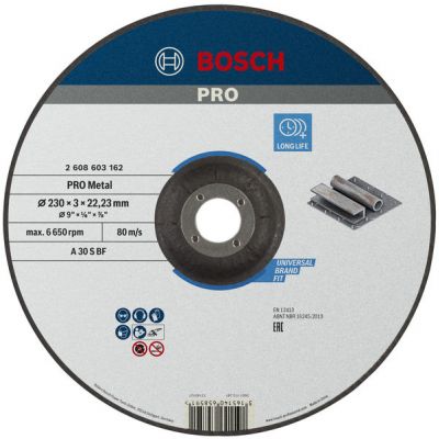 TARCZA TNĄCA METALL,LPP 230X3MMWYG. (2608603162)