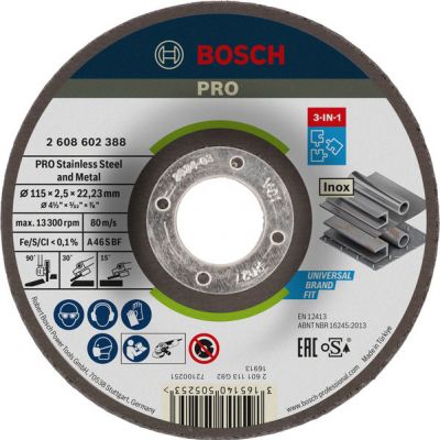 TARCZA KORUND 3W1 115X2,5X23MM (2608602388)