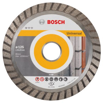 TARCZA DIAM. UNIV TURBO* 125 /22,23 10PC (2608603250)