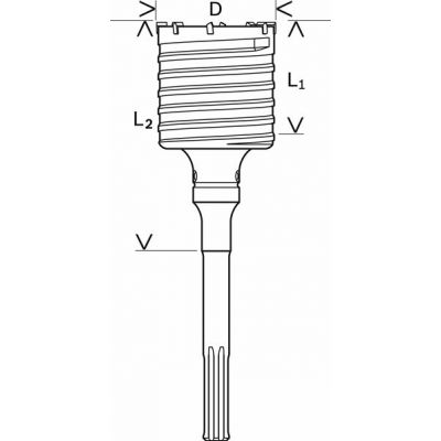 KORON.KPL.68X160 SDS-MAX NB (F00Y145194)