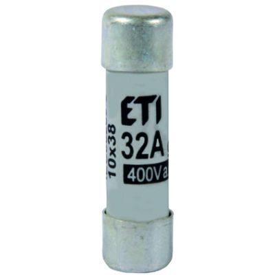 Wkładka topikowa cylindryczna CH10x38 gG 25A 400V 002620013 ETI (002620013)