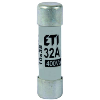 Wkładka topikowa cylindryczna CH10x38 gG 25A 400V 002620013 ETI (002620013)