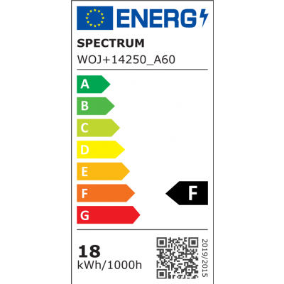 Żarówka LED GLS E-27 230V 18W CW A60 SPECTRUM LED (WOJ+14250_A60)