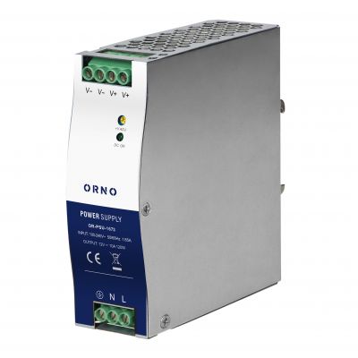 Zasilacz przemysłowy na szynę DIN, 12VDC 10A 120W, obudowa metalowa (OR-PSU-1673)