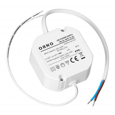 Zasilacz LED, dopuszkowy, 12V, 20W, IP67, plastikowa obudowa (OR-ZL-1679/12/20)