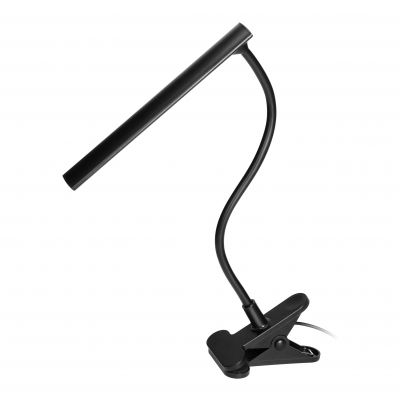 Lampka biurkowa z klipsem TERI II LED 5W 260lm 4000K barwa neutralna czarny ORNO (DL-22/B)